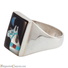 Load image into Gallery viewer, Zuni Native American Turquoise Horse Ring Size 12 3/4 by Concho SKU225361