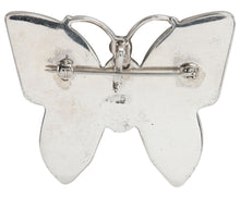 Load image into Gallery viewer, Navajo Native American Mine Number 8 Butterfly Pin and Pendant SKU225792