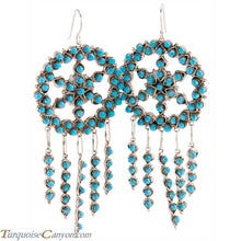 Load image into Gallery viewer, Zuni Native American Sleeping Beauty Mine Turquoise Earrings SKU225845