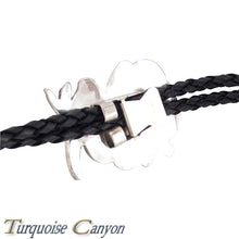 Load image into Gallery viewer, Dead Pawn Zuni Turquoise Inlay Steer Head Bolo Tie by Dean Qualo SKU225930