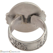 Load image into Gallery viewer, Navajo Native American Crescent Valley Turquoise Ring Size 6 3/4 SKU226008