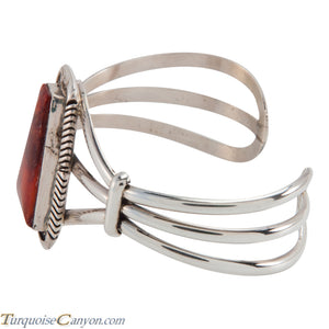 Navajo Native American Orange Spiny Oyster Shell Bracelet by Belone SKU226100