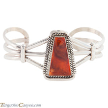 Load image into Gallery viewer, Navajo Native American Orange Spiny Oyster Shell Bracelet by Belone SKU226100
