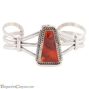 Navajo Native American Orange Spiny Oyster Shell Bracelet by Belone SKU226100