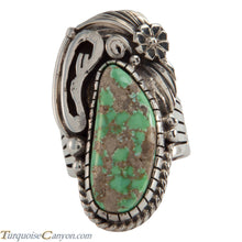 Load image into Gallery viewer, Navajo Native American Carico Lake Turquoise Ring Size 7 1/4 SKU226286