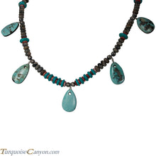 Load image into Gallery viewer, Navajo Native American Turquoise Inlay Necklace by Stacey Turpen SKU226350