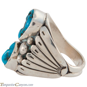 Navajo Native American Sleeping Beauty Turquoise Ring Size 11 1/2 SKU226571
