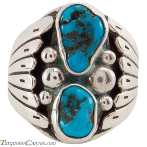Navajo Native American Sleeping Beauty Turquoise Ring Size 11 1/2 SKU226571