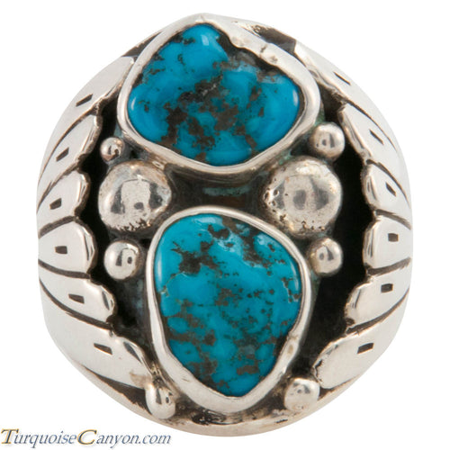 Navajo Native American Sleeping Beauty Turquoise Ring Size 10 1/2 SKU226572