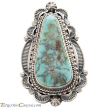 Load image into Gallery viewer, Navajo Native American Turquoise Ring Size 9 1/4 by Emma Linkin SKU226585
