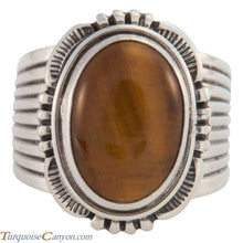 Load image into Gallery viewer, Navajo Native American Tiger Eye Ring Size 11 1/2 by Will Denetdale SKU226597