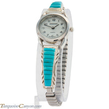Load image into Gallery viewer, Navajo Native American Turquoise Watch Tips by Jessie Johnson SKU226709