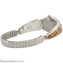 Load image into Gallery viewer, Navajo Native American Jasper and Gaspeite Watch Tips by Johnson SKU226730