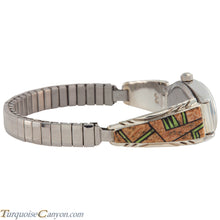 Load image into Gallery viewer, Navajo Native American Jasper and Gaspeite Watch Tips by Johnson SKU226730