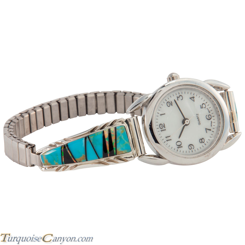 Sterling Silver Turquoise Men's high quality Native American Watch Tips