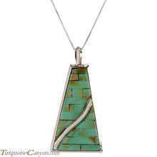 Load image into Gallery viewer, Santo Domingo Royston Turquoise Pendant Necklace by Timothy Bailon SKU226810