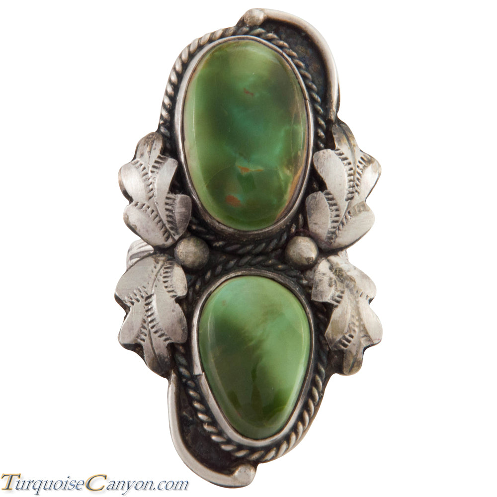 Navajo Native American Green Royston Turquoise Ring Size 7 3/4 SKU226880