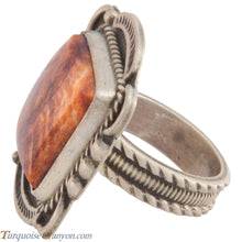 Load image into Gallery viewer, Navajo Native American Purple &amp; Orange Shell Ring Size 5 1/2 SKU226892