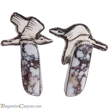 Load image into Gallery viewer, Navajo Native American Magnesite Heron Necklace Earrings by Nieto SKU227104