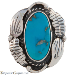 Navajo Native American Sleeping Beauty Turquoise Ring Size 8 SKU227424