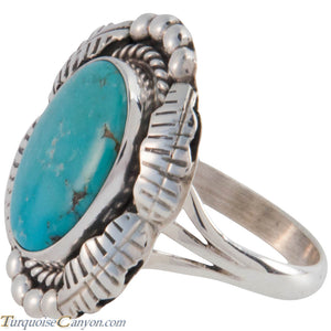 Navajo Native American Sleeping Beauty Turquoise Ring Size 7 1/2 SKU227427