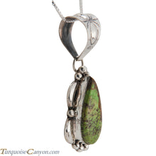 Load image into Gallery viewer, Navajo Native American Gaspeite Pendant Necklace by Mary Spencer SKU227573