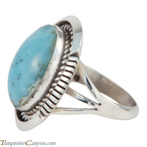 Navajo Native American Larimar Ring Size 7 3/4 by Belone SKU227733