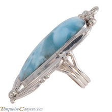 Load image into Gallery viewer, Navajo Native American Larimar Ring Size 7 1/2 by Scott Skeets SKU227914