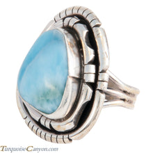 Load image into Gallery viewer, Navajo Native American Larimar Ring Size 7 by Betta Lee SKU227918
