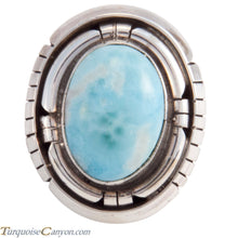 Load image into Gallery viewer, Navajo Native American Larimar Ring Size 7 3/4 by Betta Lee SKU227919