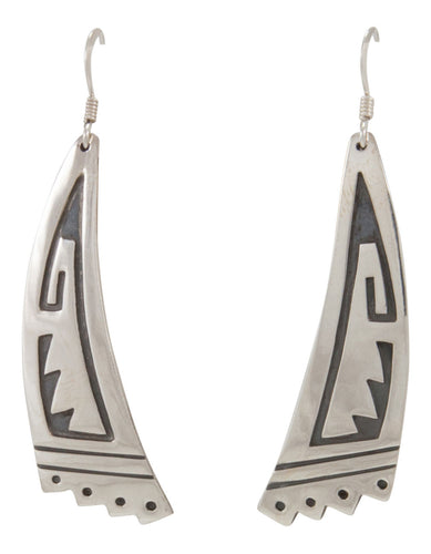 Navajo Native American Sterling Silver Earrings by Teller SKU227975