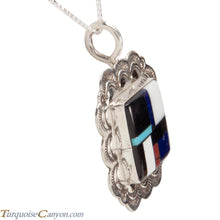 Load image into Gallery viewer, Santo Domingo Shell and Turquoise Pendant Necklace by Atencio SKU227982