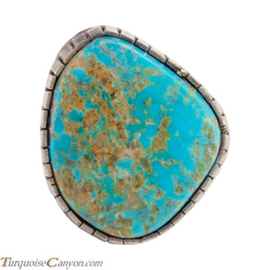 Navajo Native American Kingman Turquoise Ring Size 9 3/4 by Lee SKU228030