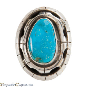 Navajo Native American Kingman Turquoise Ring Size 8 by Betta Lee SKU228047