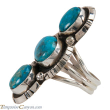 Load image into Gallery viewer, Navajo Native American Kingman Turquoise Ring Size 8 1/2 by Lee SKU228048