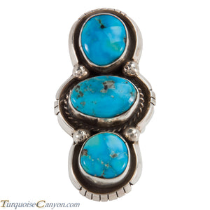 Navajo Native American Kingman Turquoise Ring Size 6 by Betta Lee SKU228051