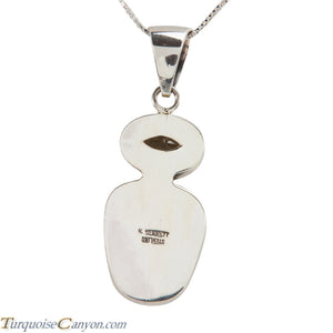 Navajo Native American Gaspeite and Citrine Pendant Necklace SKU228224