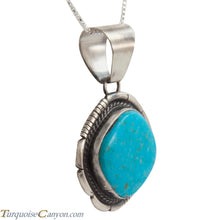 Load image into Gallery viewer, Navajo Native American Kingman Turquoise Pendant Necklace by Lee SKU228307