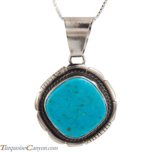 Load image into Gallery viewer, Navajo Native American Kingman Turquoise Pendant Necklace by Lee SKU228307