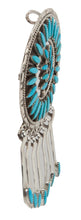 Load image into Gallery viewer, Zuni Native American Turquoise Pin and Pendant by Floyd Etsate SKU228442