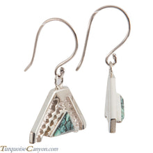 Load image into Gallery viewer, Navajo Native American Turquoise Earrings by Ronnie Henry SKU228848