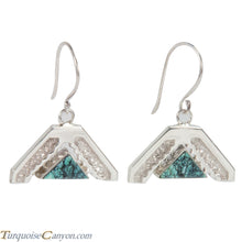 Load image into Gallery viewer, Navajo Native American Turquoise Earrings by Ronnie Henry SKU228848