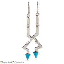 Load image into Gallery viewer, Navajo Native American Turquoise Earrings by Ronnie Henry SKU228850