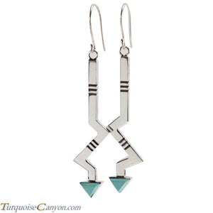 Navajo Native American Turquoise Earrings by Ronnie Henry SKU228851