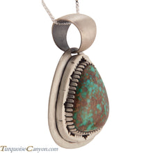Load image into Gallery viewer, Navajo Native American Pilot Mountain Turquoise Pendant Necklace SKU229045