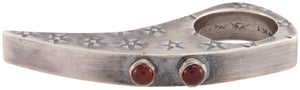 Navajo Native American Carnelian Ring Size 8 by Monty Claw SKU229067