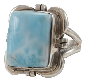 Navajo Native American Larimar Ring Size 6 SKU229161