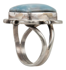 Navajo Native American Larimar Ring Size 6 SKU229161