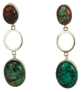 Navajo Native American Sonora Sunrise Jasper Earrings by Webster SKU229285