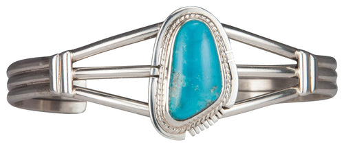 Navajo Native American Sunnyside Turquoise Bracelet by Larson Lee SKU229441